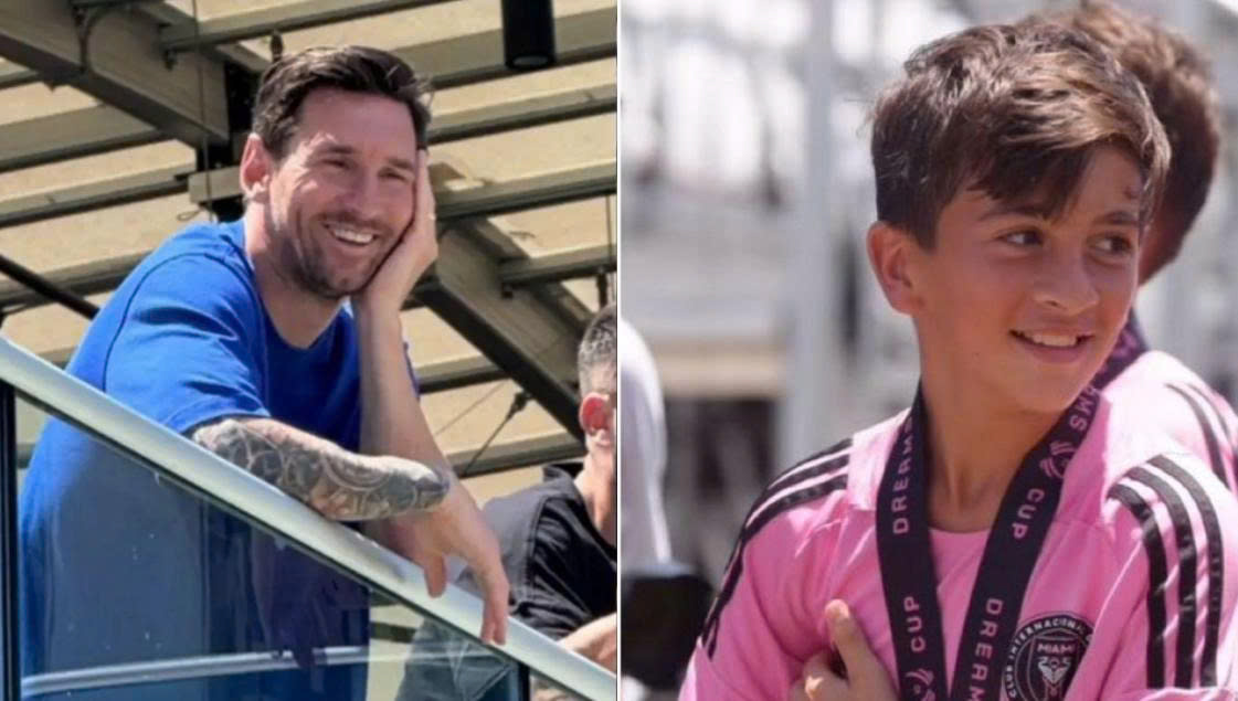 niềm vui cho gia đình của Messi 